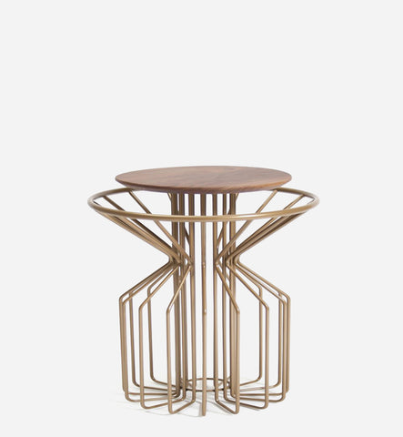 AMARANT Side Table Low - Perl Gold