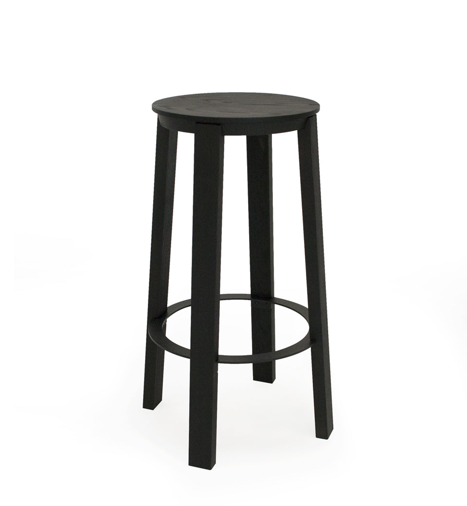 WORKER Stool Black