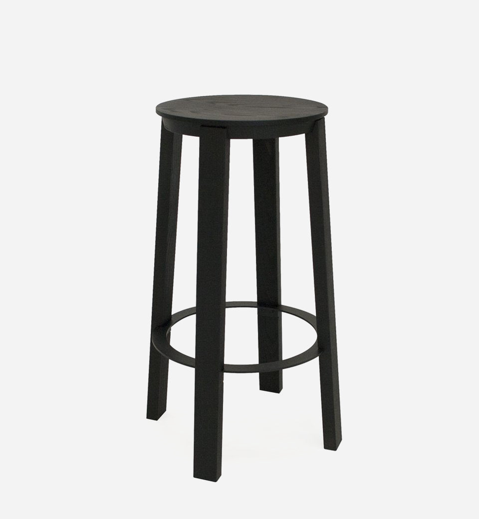 WORKER Stool Black