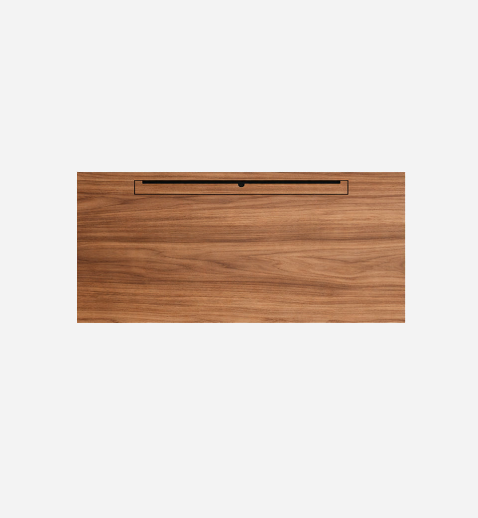 FLOW Storage Desk - Walnut