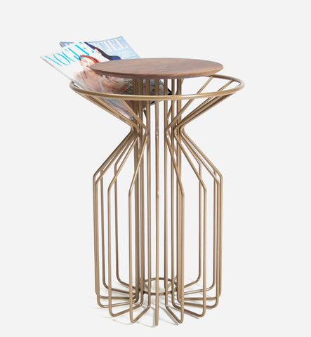 AMARANT Side Table - Perl Gold
