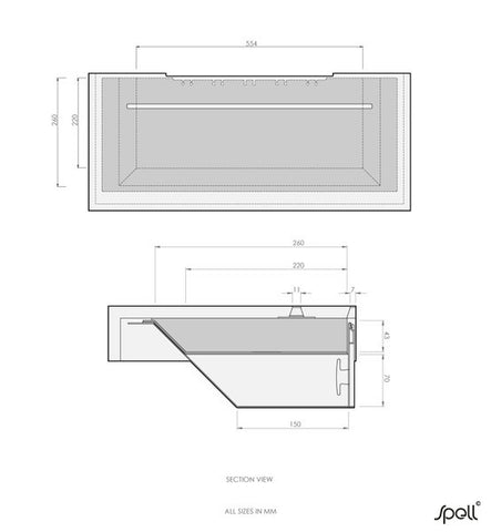 STAGE Charging Shelf - Black Matt