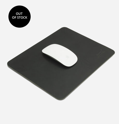 PREMIUM Leather Mousepad- Black
