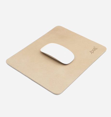 PREMIUM Leather Mousepad- Natural