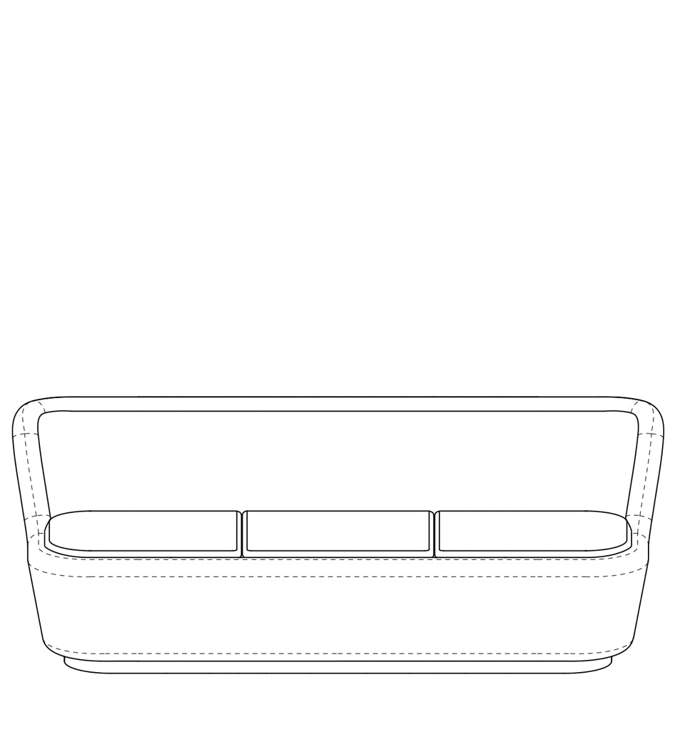 SHUFFLE Three Seat Sofa
