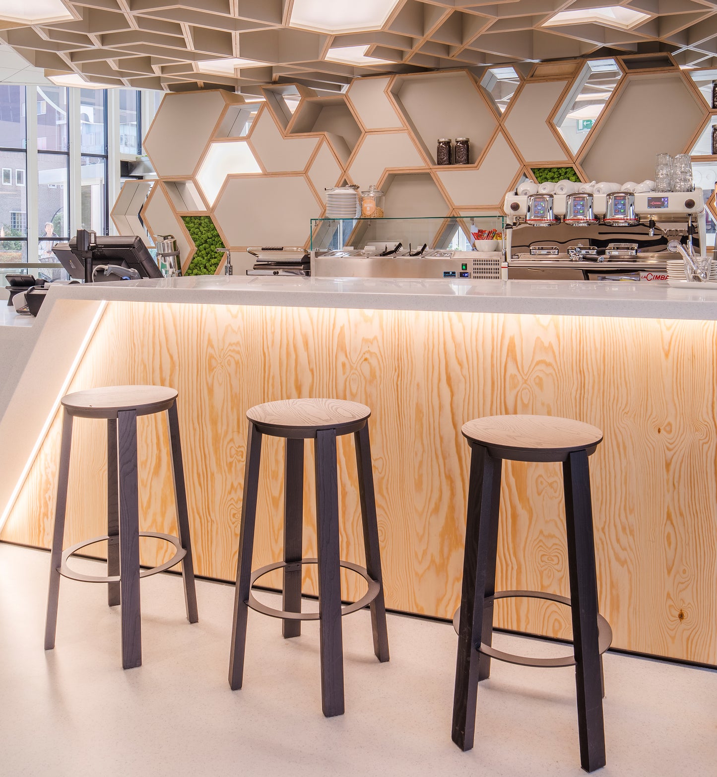 WORKER Stool White