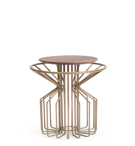 AMARANT Side Table Low - Perl Gold